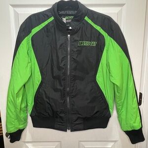 Arctic Cat Liner Jacket - Black and Country Green
